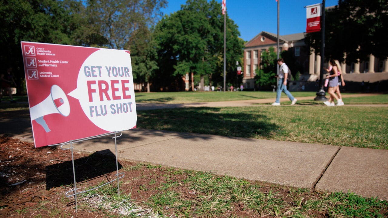 UA Offers Free Flu Shots for Students, Employees