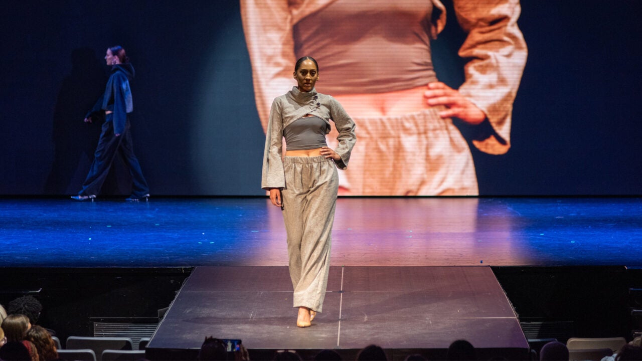 A model wearing a Design by Kiera Ivy