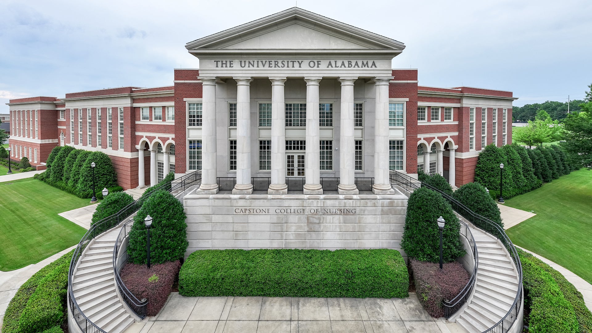 The front exterior of the Capstone College of Nursing